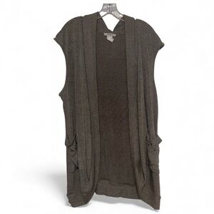 Only 9 Open-Front Cardigan With Embellished Pockets